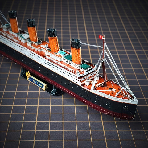 Titanic 3D Metallmodell-Kit – Detailliertes DIY-Modell für kreative Bastler