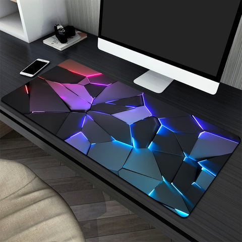 Geometrische Gamer Matte - Stilvoll, Langlebig und Rutschfest für ein Perfektes Spielerlebnis