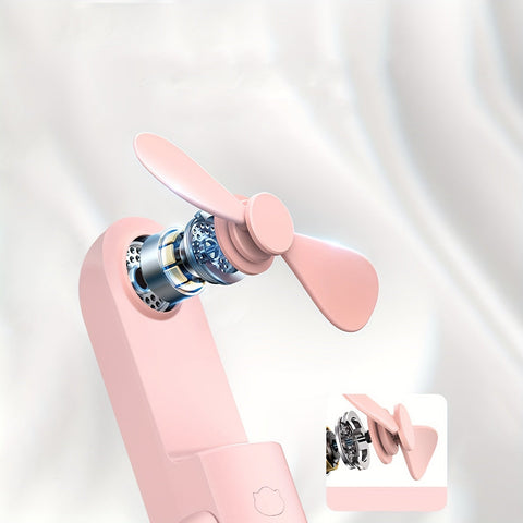 Tragbarer Ventilator mit Powerbank - Leise und Effizient für Unterwegs