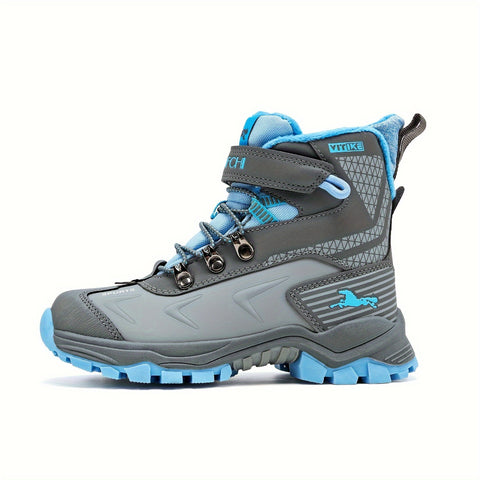 Damen High-Top Schneestiefel – Rutschfeste Wanderschuhe mit Warmfutter