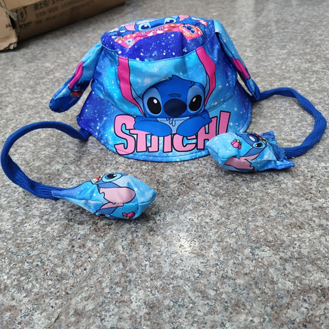 Bewegende Ohren Fischerhut für Kinder – Niedliches Cartoon Stitch Design