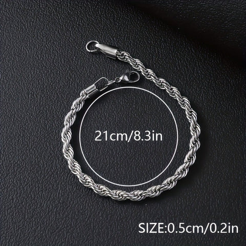 UrbanSteel Armbandenset – Cool und Trendy für Herren