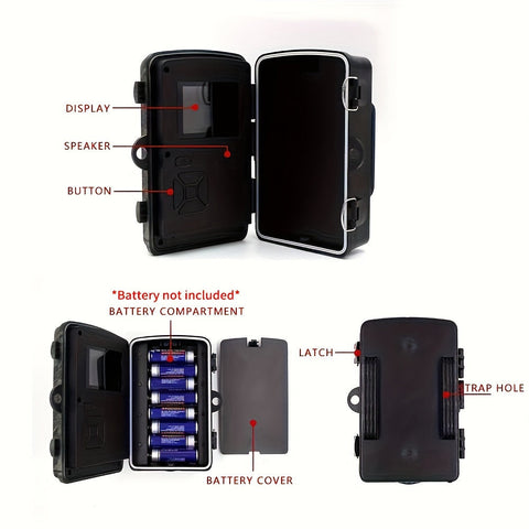 TrailGuard HD Wildkamera – Langlebig, Wetterfest und Mit Nachtsicht