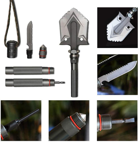 All-in-One Multifunktionale Schaufel – Für abenteuerliche Outdoor-Aktivitäten