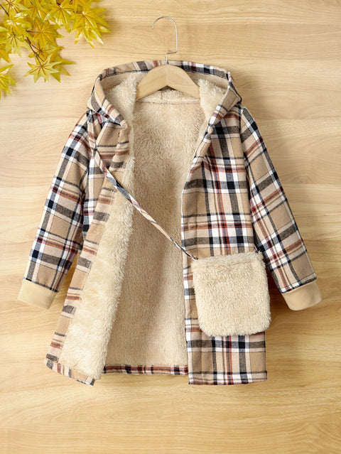 Fleur Fleece Karierte Jacke für Kinder - Warm und Stilvoll für den Winter