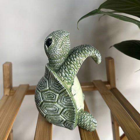 Verspielter Cartoon-Schildkröte Hängende Pflanzer – Ideal für Innen- und Außendekoration