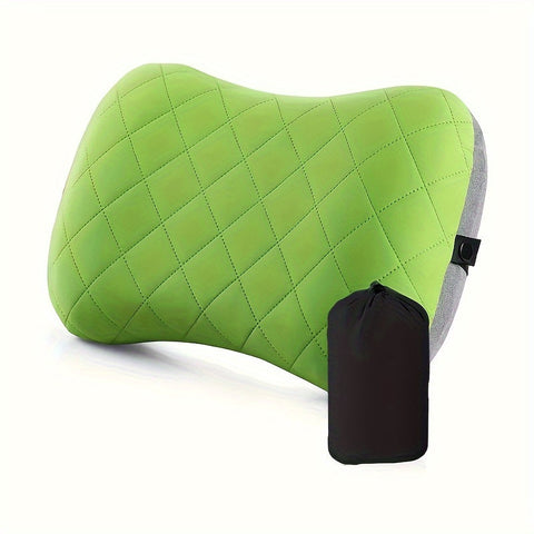 Ergonomisches Aufblasbares Campingkissen – Ideal für Nacken- und Lendenwirbelstütze beim Wandern und Campen