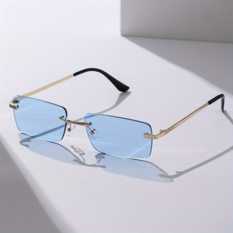 Stilvolle rahmenlose Sonnenbrille – Trendy und komfortabel für Männer