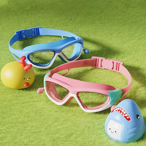 Meerjungfrau Schwimmbrille und Badekappe Set für Kinder – Komfort & Verspielter Schutz im Wasser