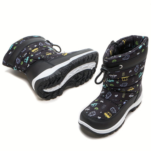Verspielte Abenteurer Schneestiefel für Kinder - Warm und Sicher für Draußen
