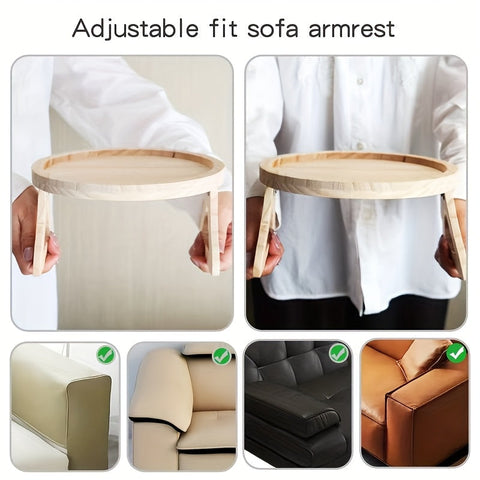 Praktisches Bambus Tablett – Kompakt und Praktisch für Sofa und Bett