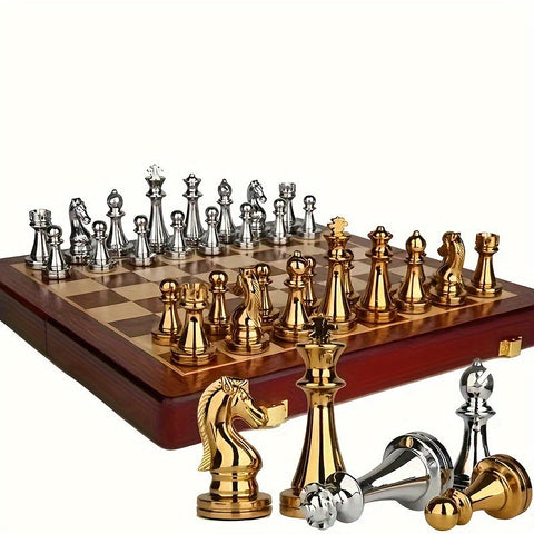 Vintage Schachspiel Set – Strategisch und Zeitlos