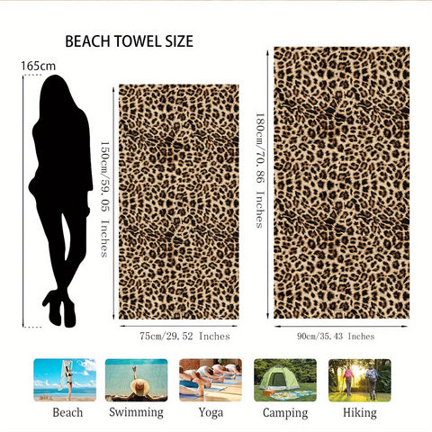 Luxe Mikrofaser Strandhandtuch - Schnelltrocknend und Superweich