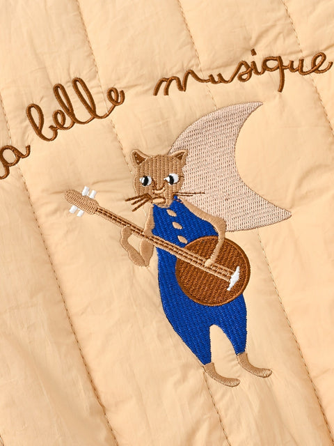 Schönes Kinderjacket mit Besticktem Mond – Perfekt für Herbst und Winter