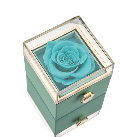 Amors Blumenbox – Ewige Rose mit Gravur für den Valentinstag