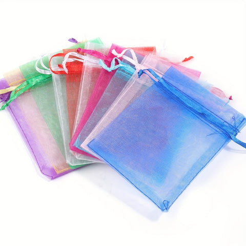 Elegante Organza-Beutel Set – Ideal für Geschenke und Festdekoration