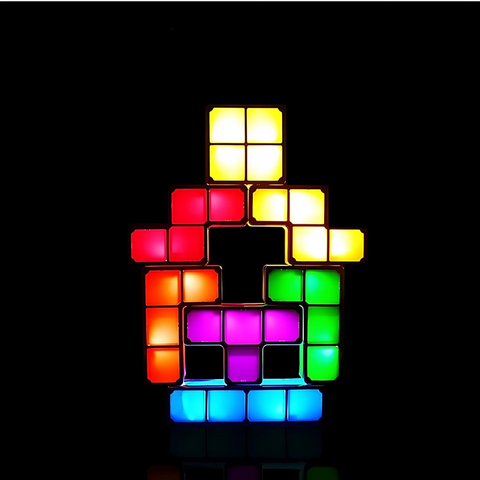Bloklight Retro Stimmungslicht – Einzigartiger Stil und warme Atmosphäre