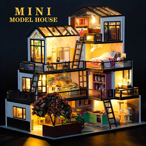 Lichtnest Miniaturhaus - Kreativer Bau Spaß für jeden Hobbyisten