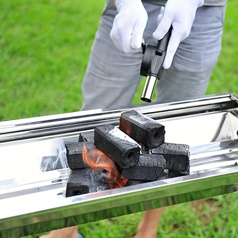 Tragbarer Handbläser – Perfekt für BBQs, Camping und Feuer machen