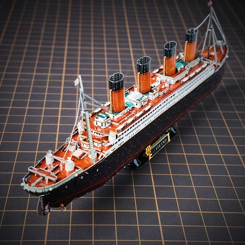 Titanic 3D Metallmodell-Kit – Detailliertes DIY-Modell für kreative Bastler