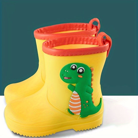 Dino & Bunny Regenstiefel für Kinder - Verspielter Wasserdichter Schutz