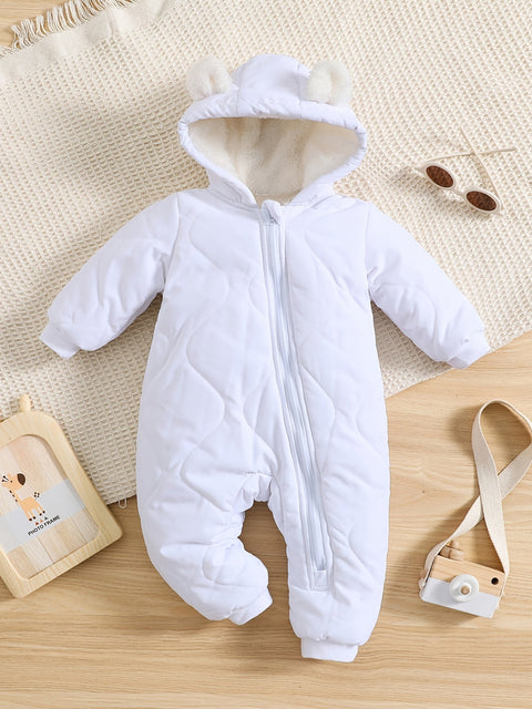 Luca Kapuzenoverall für Babys - Warm und Niedlich für Außenabenteuer