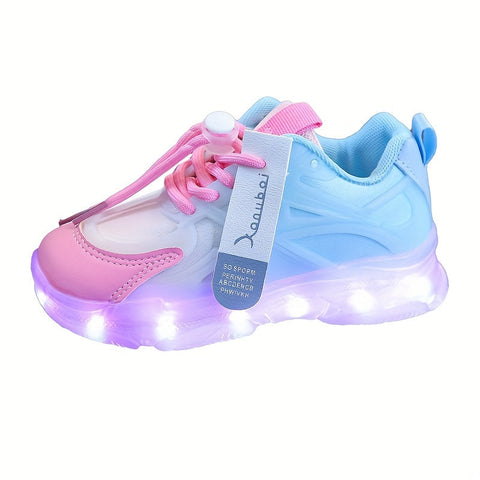 Leuchtende Sneakers für Kinder – Bunte LED-Beleuchtung für einen verspielten Look