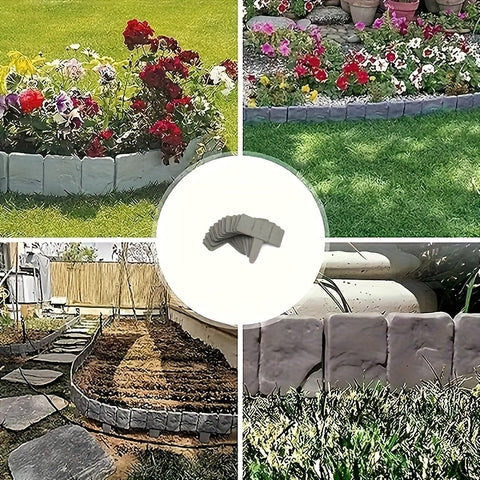 Steinoptik Gartenrand Set – Praktisch und Dekorativ