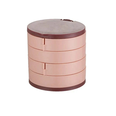 Drehbare Schmuck Aufbewahrungsbox (4 Schichten)