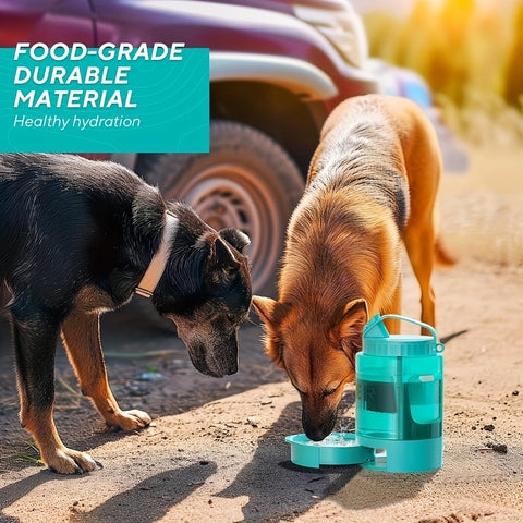 Große Kapazität 74oz Hundewasserflasche – Tragbare Schüssel für Outdoor-Abenteuer