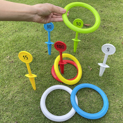 Bunte Ringwurfspielset - Für Spaßige Aktivitäten im Freien