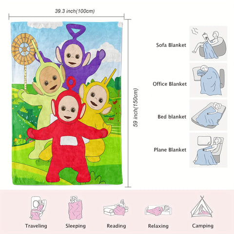 Teletubbies Decke - Für Kinder, Weich und Vielseitig