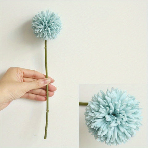 Set aus 5 Kunst-Chrysanthemen – Realistische Blumenarrangements für Hochzeiten und Wohnkultur