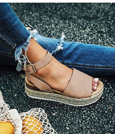 Damen Plattform Espadrille Sandalen – Stilvolle und Bequeme Sommerschuhe