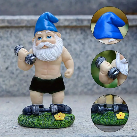 Sportliche Zwerge - Lustige Gartenfiguren für eine Verspielt Atmosphäre