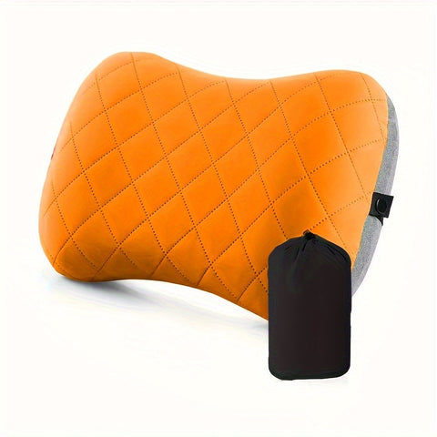 Ergonomisches Aufblasbares Campingkissen – Ideal für Nacken- und Lendenwirbelstütze beim Wandern und Campen