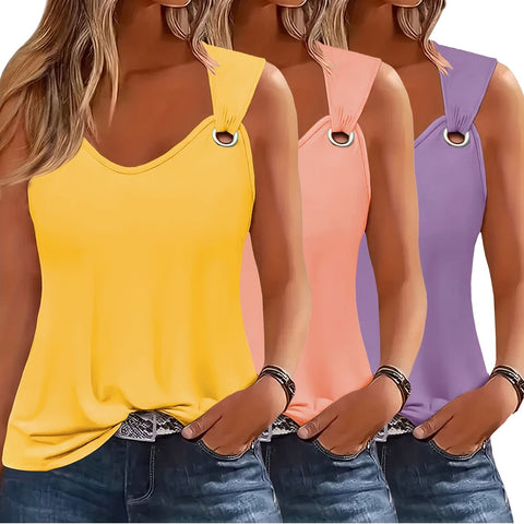 Damen Tanktops 3-Pack – Sommerfest und Locker