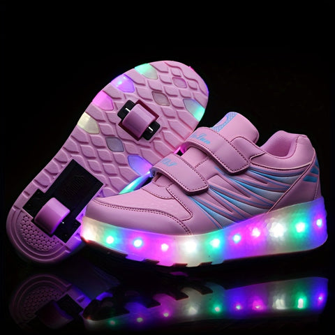 LichtJong Leuchtende Roller Sneakers - Für Kinder, die sich gerne bewegen
