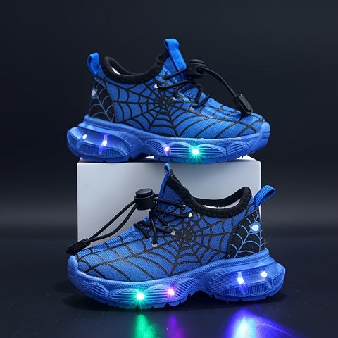 SpinnenWeb LED Sneakers - Strahlende Abenteuer für Kinder