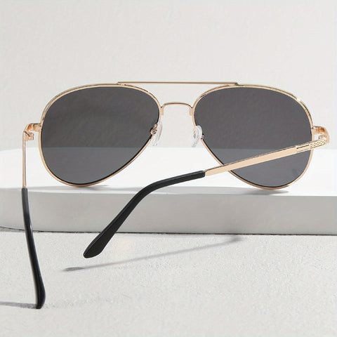 Pilotensonnenbrille für Herren – Zeitloses Design mit Metall und Kunststoff für den täglichen Gebrauch