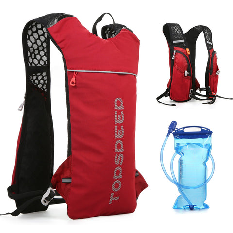 HydroPack Leichter Hydratationsrucksack - 2L Wasserreservoir für Laufen, Radfahren & Wandern