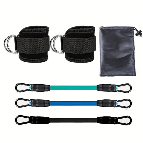 Verstellbare Knöchel-Widerstandsband-Set – Perfekt für Booty- und Beintraining zu Hause
