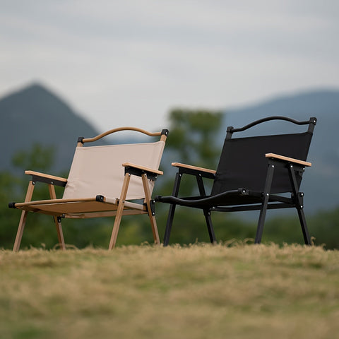 Tragbarer Klapp-Campingstuhl – Robustes Aluminiumgestell und Bequemer Sitz