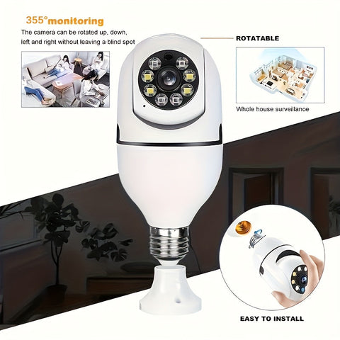 VisionGuard Smarte Lampenkamera - Für Sicherheit und Komfort im Haus