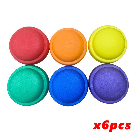 Set von 6 Bunten Balance Boards – Ideal für Kraft, Koordination und Training