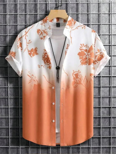TropicWave Palmprint Hemd – Lässig und Stilvoll für Herren