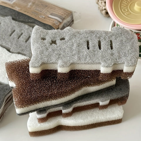 Purrfect Clean Katzen-Schwammset – Nachhaltig, Niedlich und Superfunktional
