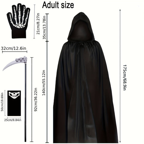 Schatten des Todes Kostüm - Der Unvergessliche Sensenmann Look