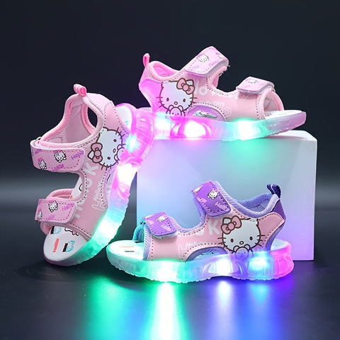 Sanrio Leuchtende Mädchensandalen – Bequeme und Atmungsaktive Sommerschuhe