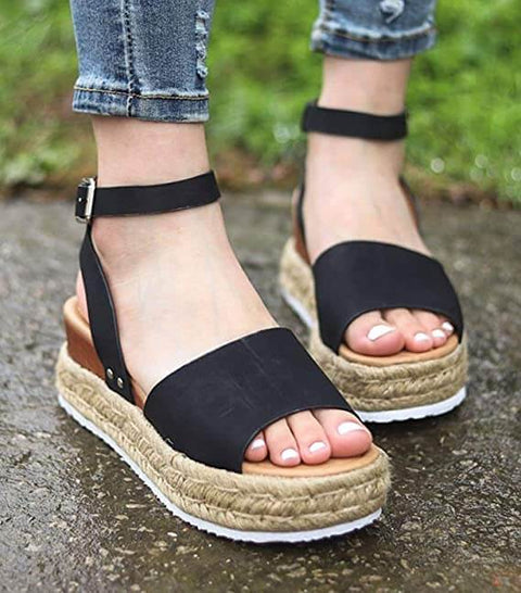 Damen Plattform Espadrille Sandalen – Stilvolle und Bequeme Sommerschuhe